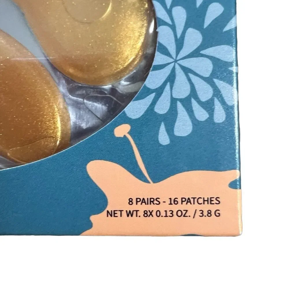 New Spa Life Radiance Under Eye Jellies 8 Pairs Collagen Green Tea Brighten